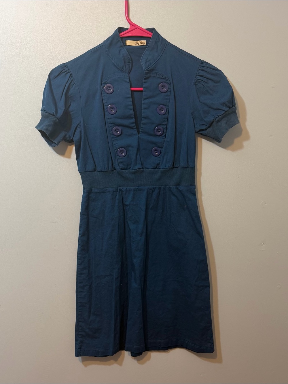 BeBop Navy Blue Casual Top